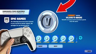 SECRET CODE to get FREE VBUCKS in Fortnite Season 4 it actually works [upl. by Porett475]