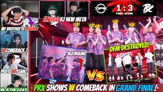 Valorant Streamers Reacts to PRX W Gaming Shows INSANE COMEBACK Against DFM in Asia Grand Final [upl. by Alikahs]