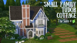 Small Family Tudor Cottage  The Sims 4 Speed Build [upl. by Koenig805]