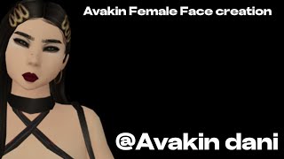 Avakin Female Face Creation [upl. by Jangro]