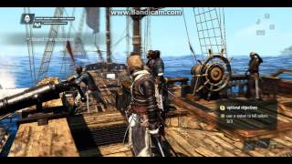 Assassins Creed BlackFlag Incapacitate a schooner Walkthrough [upl. by Millan]