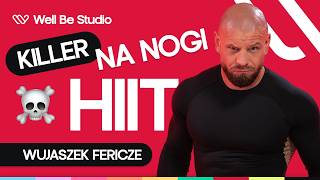 Ćwiczenia na nogi 🔥 trening interwałowy HIIT z Wujaszkiem Fericze ⚡️ [upl. by Eirrek]