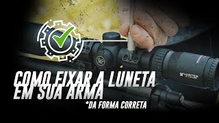 Como montar a luneta em sua arma da forma correta  carabinas e fuzil [upl. by Rhpotsirhc]