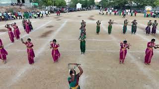 Lezim Dance  Nivedita school hospet [upl. by Reis15]