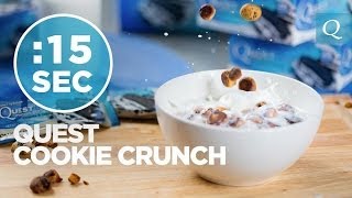 Healthy Breakfast Cookie Crunch Cereal  15SecondRecipe [upl. by Rafaelle913]