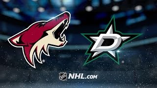 Honkas OT winner leads Stars past Coyotes 32 [upl. by Staw]