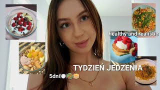 Tydzień jedzenia🍽️🥗healthyrealistic [upl. by Melvena]