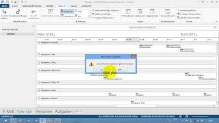 Outlook  Ansichtstyp Zeitskala  Termine im Zeitstrahl  Kalender  Teil 18 [upl. by Llennol]