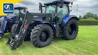 💙BLUE BEAUTIES💙 Two new New Holland T6180 Blue Power tractors [upl. by Eiroc]