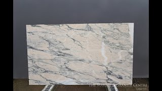 Calacatta Viola Monet honed 20mm slabs Block no 910894 [upl. by Tcideneb]