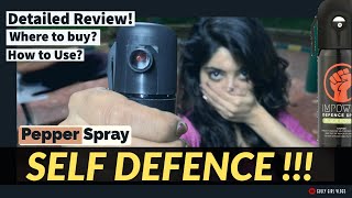 SELF DEFENCE TECHNIQUES  IMPOWER pepper spray review  How to use and where to buy [upl. by Clemence]