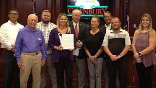 Granbury City Council proclaims October as Domestic Violence Awareness Month Sept 17 2024 meeting [upl. by Oderfodog]