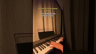 Someone Like You  Adele Piano Cover Karaoke CHORUS PART 🎙🎶 shorts [upl. by Palmer712]