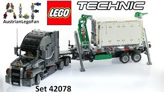 Lego Technic 42078 Mack Anthem  Lego Speed Build Review [upl. by Sankey105]