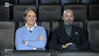 Roberto Mancini e Gianluca Vialli  Che Tempo Che Fa 27112022 [upl. by Whiney]