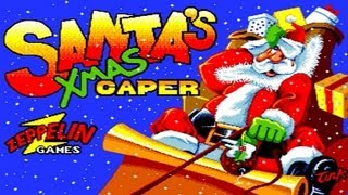 LGR  Santas Xmas Capers  Spectrum C64 PC Amiga Game Review [upl. by Ylahtan]