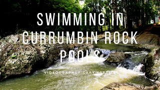 SWIMMING IN CURRUMBIN ROCK POOLS  BENEFITS OF WILD SWIMMING  CURRUMBIN VALLEY  GOLD COAST [upl. by Sidonius]