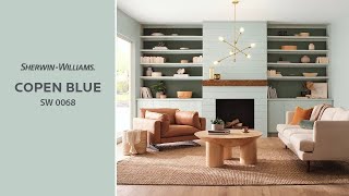 Dec 2021 Color of the Month Copen Blue  SherwinWilliams [upl. by Susie]