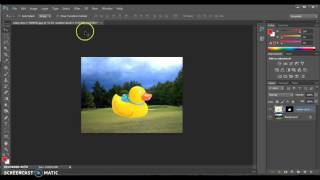 Photoshop How to resize an individual layer or object [upl. by Ecyar]