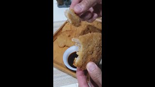 Air Fried Japanese Pork Cutlet Tonkatsu shorts asmr [upl. by Schilit516]