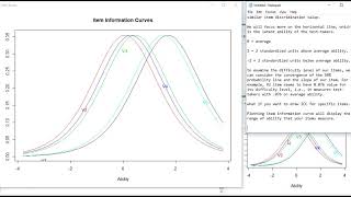 Rasch model with ltm package in R for beginner  Part 2 [upl. by Atrebla]