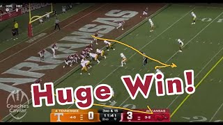 Arkansas FINDS a Way Against 4 Tennessee [upl. by Christianity]