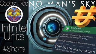 No Mans Sky 💰 Infinite Units  Make Money Fast Early Game Chlorine Loop  NMS Scottish Rod Shorts [upl. by Zeus]