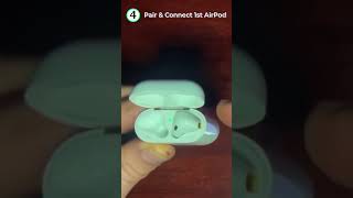 How To Connect Mismatched AirPods  QUICK amp EASY Method [upl. by Barrus]