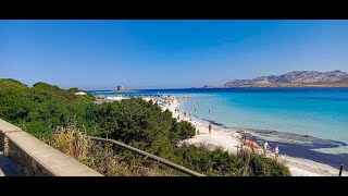 Slávna pláž🏝️ LA PELOSA🏝️ Stintino SZ Sardínia beach La Pelosa spiaggia La Pelosa [upl. by Hermosa921]