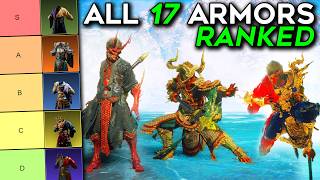 All Black Myth Wukong ARMOR Tier List  SPOILER FREE  Ranking EVERY Single Armor Set  syrobe [upl. by Nomled]