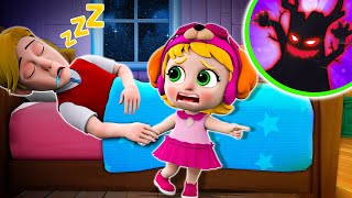 I Am So Scared Daddy  Monster in the Dark Song  Funny Kids Songs amp Nursery Rhymes  Songs for KIDS [upl. by Sadira]