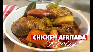 Chicken Afritada Recipe Filipino Style [upl. by Atilrak981]