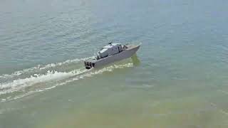 Radio controlled Vosper Perkasa Torpedo Boat Second Run Champion Lake [upl. by Ridan]