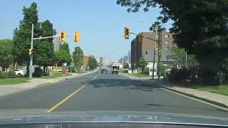 Explore the streets of Windsor  Dougall Ave  Tecumseh Rd  Goyeau St  Wyandotte on August 032023 [upl. by Noryak]