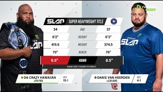 Power Slap 8  Da Crazy Hawaiian vs Danie Van Heerden l Super Heavyweight [upl. by Ernaldus]