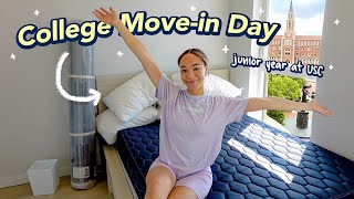 COLLEGE MOVEIN DAY 📦 USC junior year decorating my new apartment vlog [upl. by Miah463]