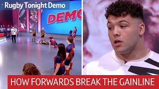 Rugby Tonight Demo Ellis Genge on how Premiership forwards can break the gainline [upl. by Viglione]