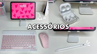 MEUS ACESSÓRIOS PARA O IPAD 10  DICAS PREÇOS E MUITO MAIS [upl. by Oicaro251]