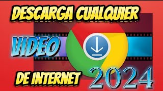 Cómo DESCARGAR VIDEOS de Cualquier Página web 2024  fácil y rápido [upl. by Fromma]