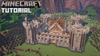 Minecraft  Ultimate Castle Survival Base Tutorial How to Build [upl. by Trilbi409]