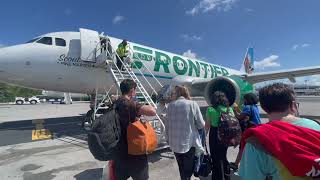 Frontier Flight Report  105  Cancun to Boston  CUNBOS  A321 [upl. by Platt]