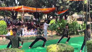 Patriotic Dance by boys of GHS Rajinderpura [upl. by Nonarb]