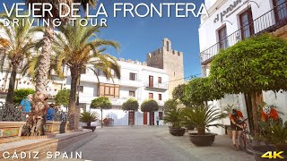 Tiny Tour  Vejer de la Frontera Spain  Drive through the most beautiful towns in Andalucía  Oct [upl. by Tybi]