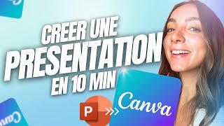 Créer une Présentation PowerPoint sur Canva  TUTORIEL [upl. by Tomi]