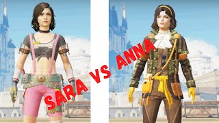 SARA vs ANNA WHO IS FASTEST  BGMI [upl. by Artemla]