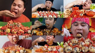 Mukbangers Eating Super Extra Spicy Balut Spicy Duck Eggs  COMPILATION [upl. by Llezniuq]