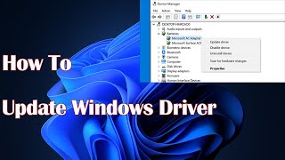 How to Update windows 1110 Drivers [upl. by Morez]