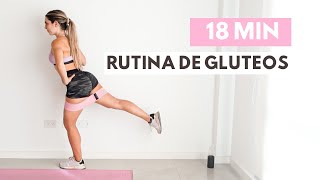 GLUTEOS Y PIERNAS EN CASA  Rutina con bandas elásticas para aumentar glúteos [upl. by Alleinnad198]