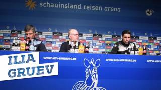 Pressekonferenz MSV Duisburg gegen 1 FC Magdeburg 00 00 [upl. by Boelter]