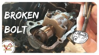 KZ1000 Cam bolt removal  Engine Work Part 4 [upl. by Eisinger]